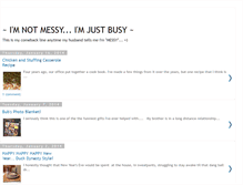 Tablet Screenshot of notmessyjustbusy.blogspot.com