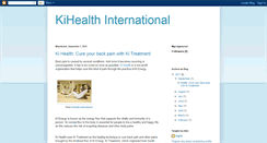 Desktop Screenshot of kihealthinternational.blogspot.com