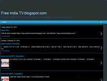 Tablet Screenshot of freeindiatv.blogspot.com