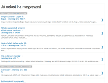 Tablet Screenshot of megveszedelado.blogspot.com