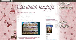 Desktop Screenshot of edesillatokakonyhabol.blogspot.com