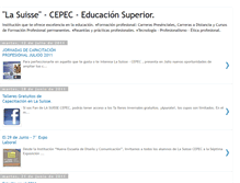 Tablet Screenshot of comunicacioneslasuisse.blogspot.com