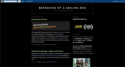 Desktop Screenshot of beheadingofasmilingdog.blogspot.com