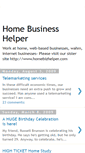 Mobile Screenshot of homebizhelper.blogspot.com