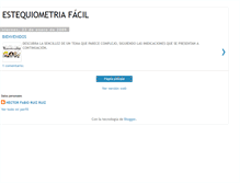Tablet Screenshot of estequiometriafacil.blogspot.com
