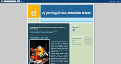 Desktop Screenshot of djprodigy.blogspot.com