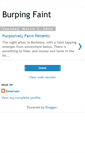 Mobile Screenshot of burpingfaint.blogspot.com