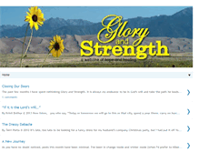 Tablet Screenshot of gloryandstrength.blogspot.com