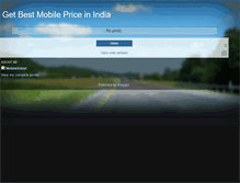 Tablet Screenshot of getbestmobilepriceinindia.blogspot.com
