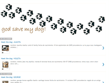 Tablet Screenshot of godsavemydog.blogspot.com