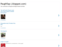 Tablet Screenshot of paughflap.blogspot.com