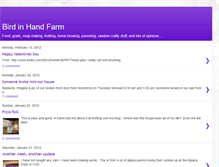 Tablet Screenshot of birdinhandfarm.blogspot.com