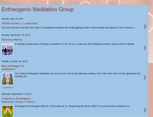 Tablet Screenshot of entheogenicmeditation.blogspot.com