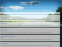 Tablet Screenshot of parcsdattractions.blogspot.com