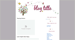 Desktop Screenshot of learnenglishforkids.blogspot.com
