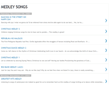 Tablet Screenshot of medleysongs.blogspot.com