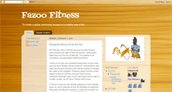 Desktop Screenshot of fazoofitness.blogspot.com