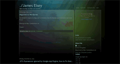 Desktop Screenshot of jameselsey.blogspot.com