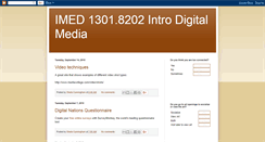 Desktop Screenshot of introdigitalmedia2010.blogspot.com