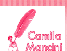 Tablet Screenshot of camilamancini.blogspot.com