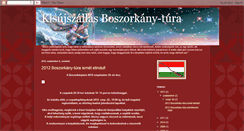 Desktop Screenshot of boszorkanytura.blogspot.com