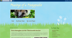 Desktop Screenshot of hedgepickle.blogspot.com