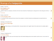 Tablet Screenshot of hedgepickle.blogspot.com