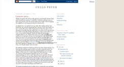 Desktop Screenshot of cellofever.blogspot.com