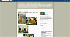 Desktop Screenshot of maestro-innovador-constructivista.blogspot.com