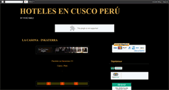 Desktop Screenshot of hotels-in-cusco.blogspot.com