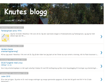 Tablet Screenshot of knutesblogg.blogspot.com