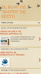 Mobile Screenshot of elblogdematesdesexto.blogspot.com