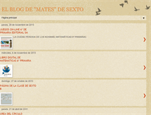 Tablet Screenshot of elblogdematesdesexto.blogspot.com