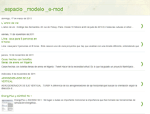 Tablet Screenshot of espaciomodelo.blogspot.com