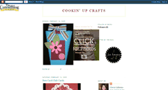 Desktop Screenshot of cookinupcrafts.blogspot.com