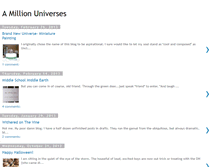 Tablet Screenshot of amillionuniverses.blogspot.com