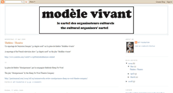 Desktop Screenshot of modelevivant.blogspot.com
