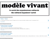 Tablet Screenshot of modelevivant.blogspot.com