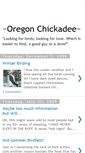 Mobile Screenshot of oregonchickadee.blogspot.com