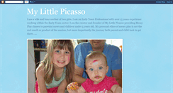 Desktop Screenshot of mylittlepicasso.blogspot.com