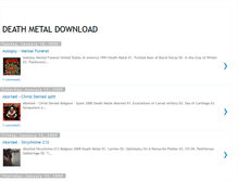 Tablet Screenshot of extremetaldownload.blogspot.com