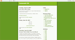 Desktop Screenshot of lemonlemonade.blogspot.com