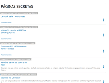 Tablet Screenshot of paginasecretas.blogspot.com