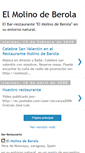Mobile Screenshot of elmolinodeberola.blogspot.com