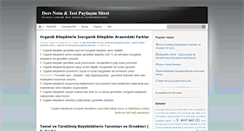 Desktop Screenshot of dersnotlarin.blogspot.com