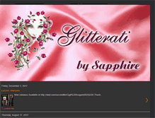 Tablet Screenshot of glitteratibysapphire.blogspot.com