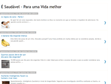 Tablet Screenshot of esaudavel.blogspot.com