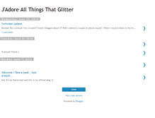 Tablet Screenshot of jadoreallthingsthatglitter.blogspot.com