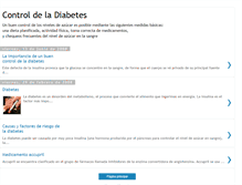 Tablet Screenshot of diabetescontrolada.blogspot.com