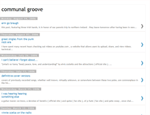 Tablet Screenshot of communalgroove.blogspot.com